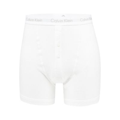 Calvin Klein Underwear White button boxers shorts